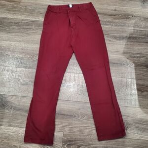 Boys PLACE Burgundy Chinos Size 16